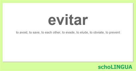 eviter conjugation|how to avoid en.